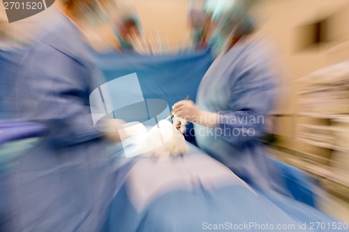 Image of Doctors Operating Patient