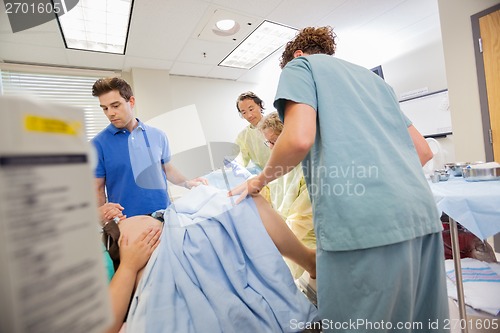 Image of Birth in Medical Hosptal