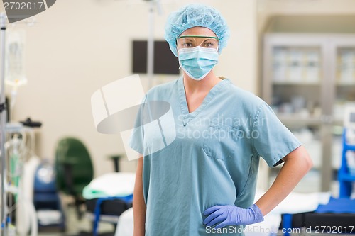 Image of Anesthesiologist in Surgical Theater