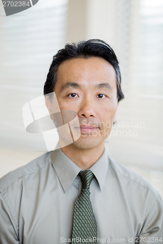 Image of Portrait Of Confident Cancer Specialist At Hospital