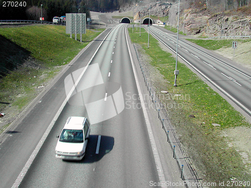 Image of Norwegian tunnel, E-18