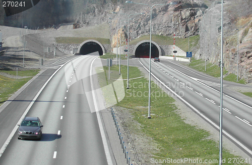 Image of Norwegian tunnel, E-18