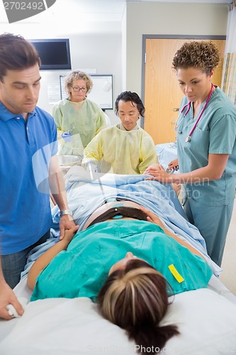 Image of Birth of Baby in Hospital