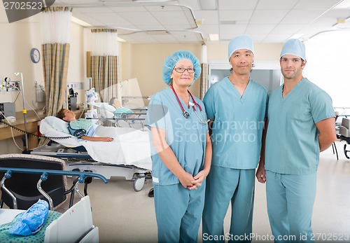 Image of Nurses Standing In Hospital Ward