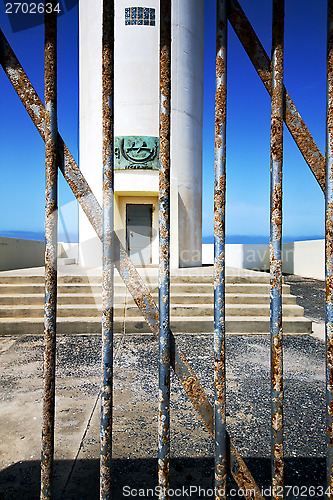 Image of   in the blue   arrecife teguise lanzarote spain