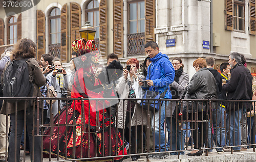 Image of Disguised Person in the Crowd