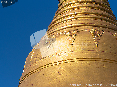 Image of Detail of the Shwedagon Pagoda