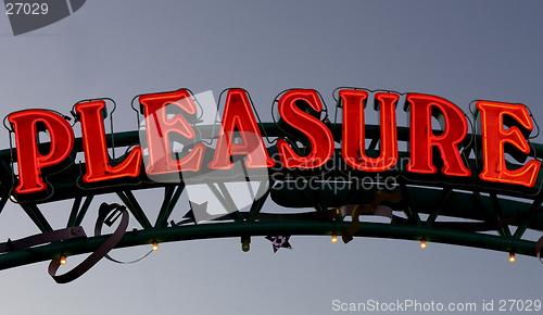 Image of Neon sign pleasure