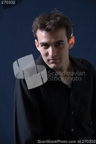 Image of Mysterious young man