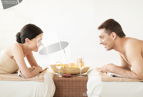 Image of couple in spa