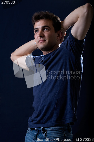 Image of Man stretching