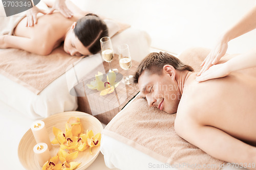 Image of couple in spa