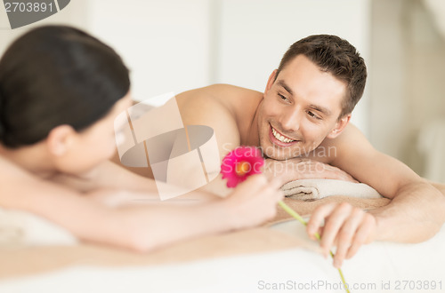 Image of couple in spa