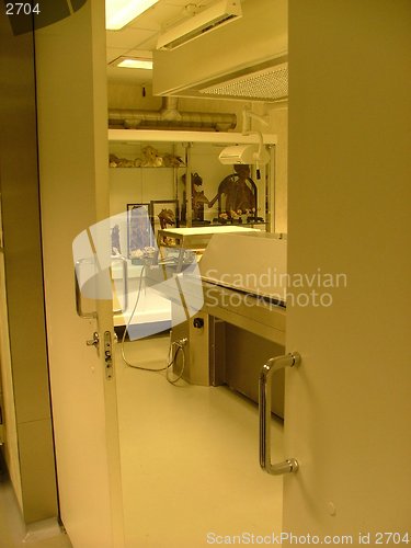 Image of autopsy room in a medical faculty