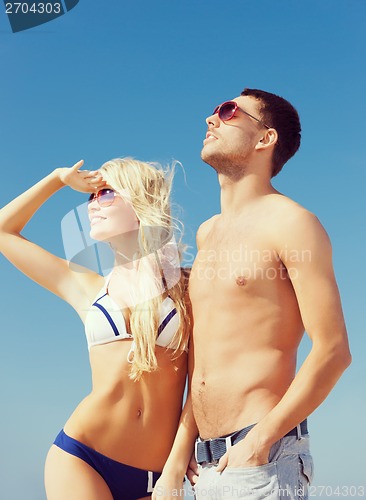 Image of couple on the beach