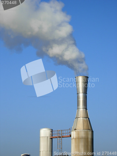 Image of Factory pipes, pollution # 01