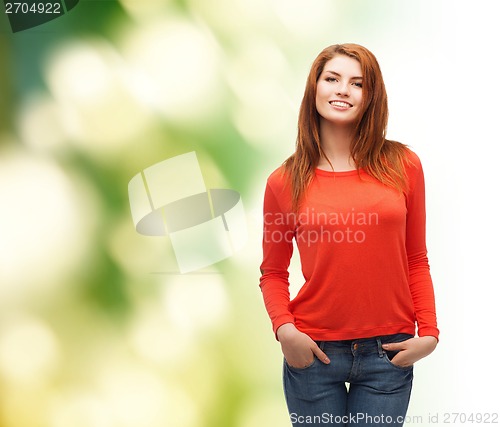 Image of smiling teen girl