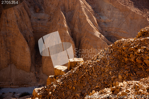 Image of Mountains in stone desert nead Dead Sea