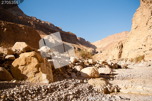 Image of Mountains in stone desert nead Dead Sea