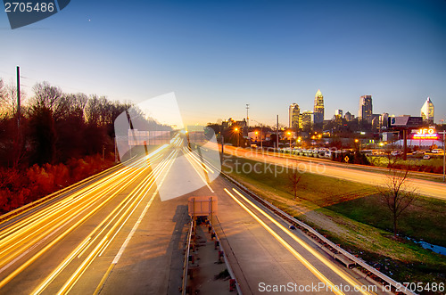 Image of early morning in charlotte nc