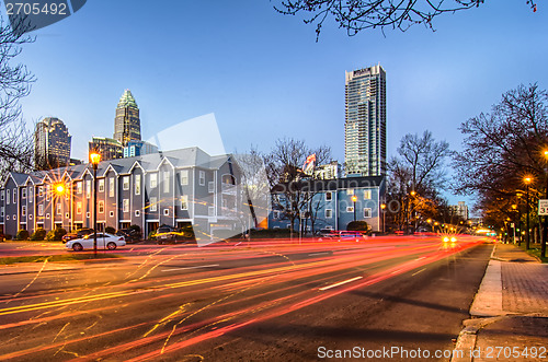 Image of early morning in charlotte nc
