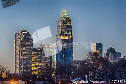 Image of early morning in charlotte nc