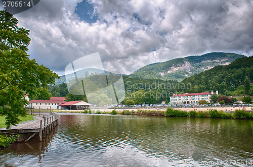Image of overlooking chimney rock and lake lure