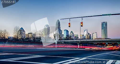 Image of early morning in charlotte nc
