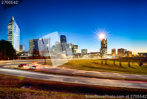 Image of early morning in charlotte nc
