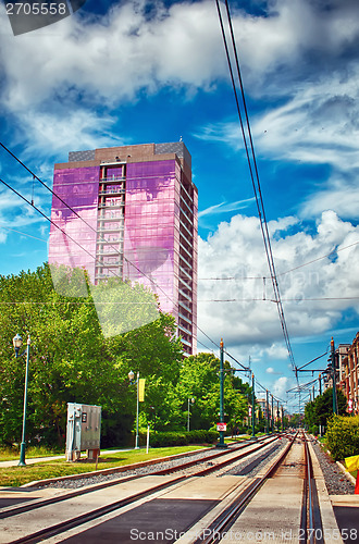 Image of city streets of charlotte north carolina