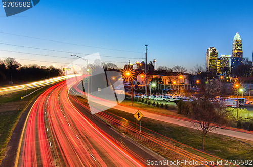 Image of early morning in charlotte nc