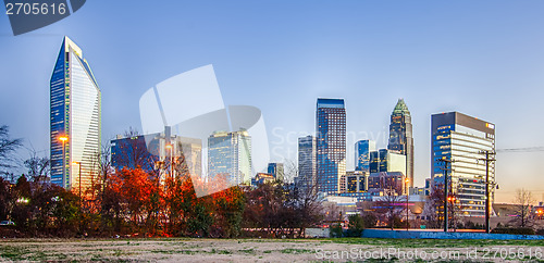 Image of early morning in charlotte nc