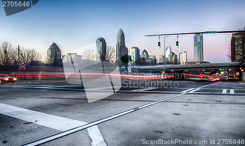 Image of early morning in charlotte nc
