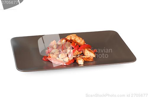 Image of beef at sour-sweet sauce