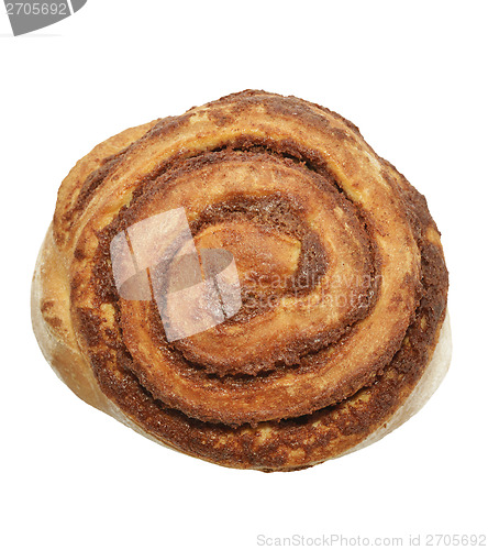 Image of Cinnamon Roll  Isolated On White