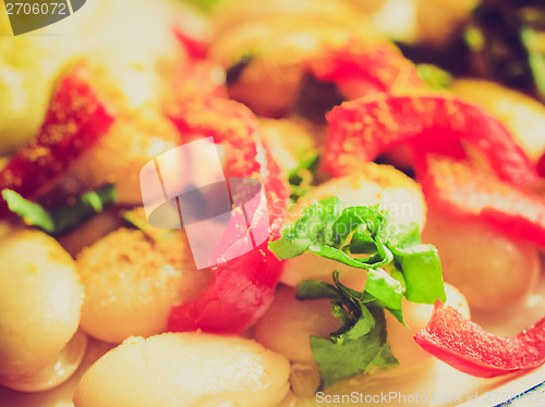 Image of Retro look Vegetarian dish