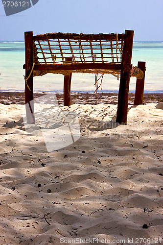 Image of seat deck beach rope  