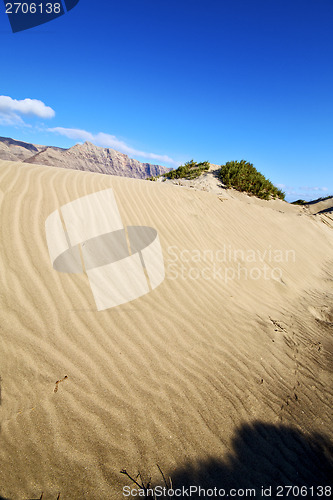 Image of abstract  mountain  lanzarote spain 