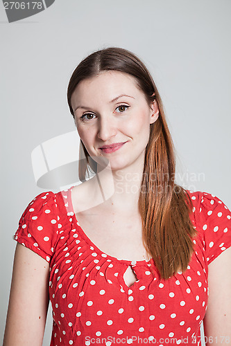 Image of Smiling attractive woman