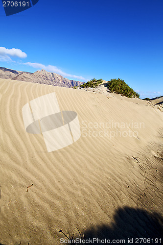 Image of abstract  mountain  lanzarote spain 