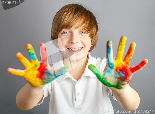 Image of colored hands