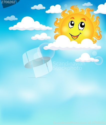 Image of Sun on sky theme image 2