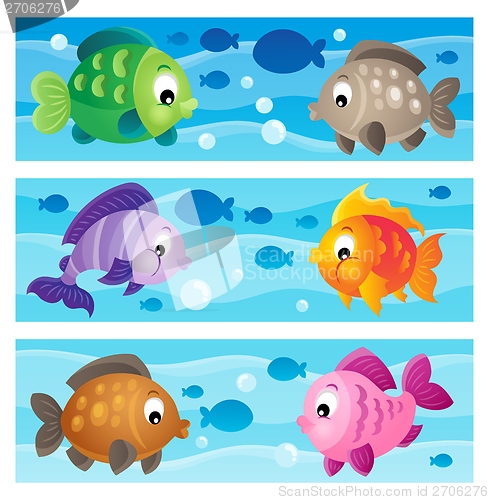 Image of Underwater theme banners 1