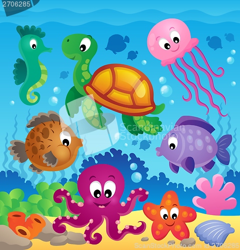 Image of Image with undersea theme 7