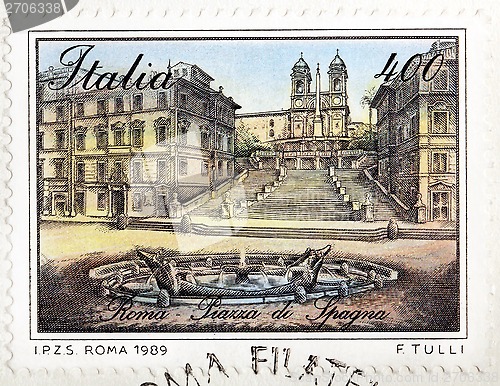 Image of Spanish Steps Stamp