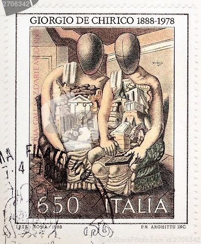 Image of Giorgio De Chirico Stamp