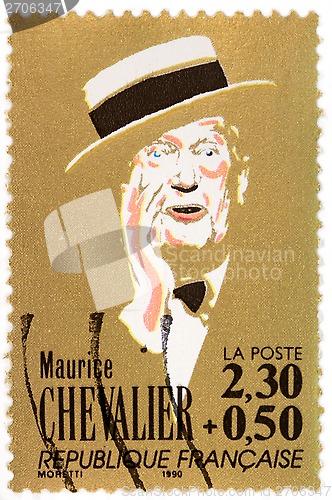 Image of Maurice Chevalier Stamp