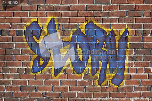Image of story word as a graffiti 