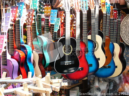Image of Colorful Guitars