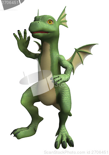 Image of Waving Little Dragon